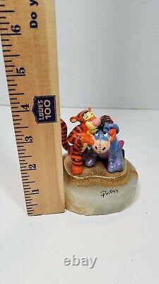 Figurine en édition limitée signée Ron Lee de Disney Tigger et Eeyore 630/750 1997