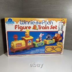 Figurine vintage WINNIE L'OURSON 8 Playset de 1988 Train Set Neuf dans sa boîte