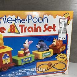 Figurine vintage WINNIE L'OURSON 8 Playset de 1988 Train Set Neuf dans sa boîte