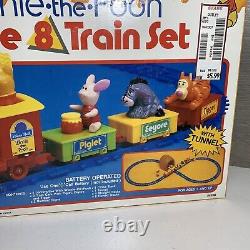 Figurine vintage WINNIE L'OURSON 8 Playset de 1988 Train Set Neuf dans sa boîte