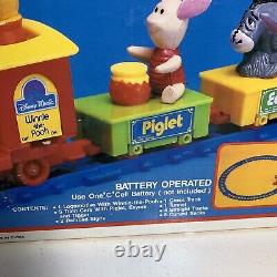 Figurine vintage WINNIE L'OURSON 8 Playset de 1988 Train Set Neuf dans sa boîte