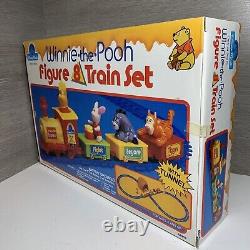 Figurine vintage WINNIE L'OURSON 8 Playset de 1988 Train Set Neuf dans sa boîte