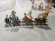 Figurines De Train De Vacances Winnie L'ourson Danbury Mint 24 Figurines 4 Ensembles