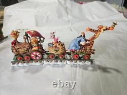 Figurines de Train de Vacances Winnie L'Ourson Danbury Mint 24 Figurines 4 Ensembles