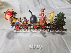 Figurines de Train de Vacances Winnie L'Ourson Danbury Mint 24 Figurines 4 Ensembles