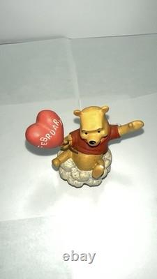 Figurines de calendrier perpétuel Winnie l'Ourson Danbury Mint vintage