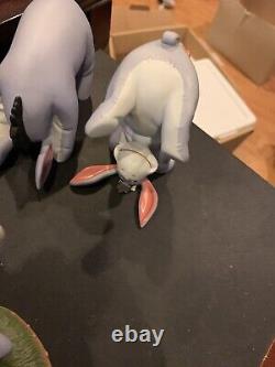 Figurines en céramique Winnie l'Ourson et ses amis de DISNEY Lot de 9 Eeyore