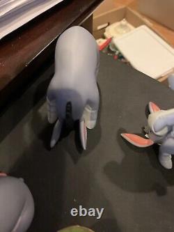 Figurines en céramique Winnie l'Ourson et ses amis de DISNEY Lot de 9 Eeyore