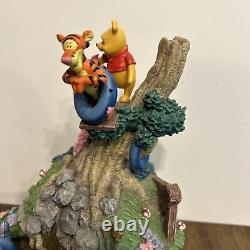 Fontaine d'eau Vintage des années 90 de Winnie l'ourson et ses amis, objet de collection Disney