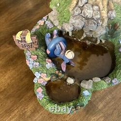 Fontaine d'eau Vintage des années 90 de Winnie l'ourson et ses amis, objet de collection Disney