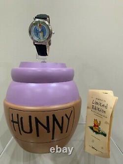 Fossil Disney Watch Collectors Club VI Hunny Pot Purple Pooh Sticks Honey Pot