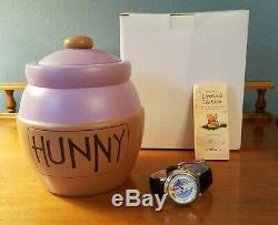 Fossiles Disney Voir Collectors Club VI Hunny Pot Purple Pooh Sticks Miel Nos Le