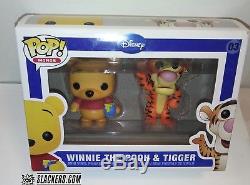 Funko Pop! Minis Winnie Le Pooh & Tigger Disney Nouveau En Boite! Rare Vaulted # 3