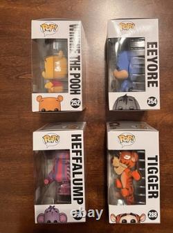 Funko Pop! Winnie L'Ourson 252, Bourriquet 254, Heffalump 256, Tigrou 288 Exclusifs