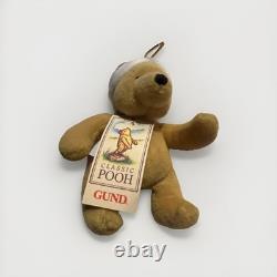Gund Classic Winnie l'Ourson Décorations de Noël en Peluche Pooh Porcinet Eeyore Tigrou Ensemble de 4 RARE