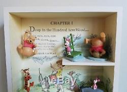 Hallmark Winnie The Pooh Vitrine Avec Tous Les 9 Figurines Incluses Ensemble Complet