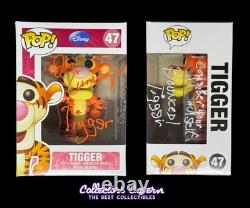 Jim Cummings Funko POP signé Winnie l'Ourson Tigger JSA COA