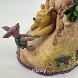Jim Shore Disney Tradition Classique Pooh & Piglet Une chose amicale à faire avec l'étiquette