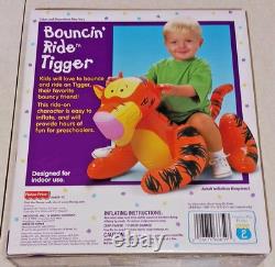 Jouet gonflable Tigger Bouncin' Ride Winnie l’Ourson vintage Mattel, scellé NOS