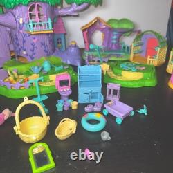 Jouet vintage Disney Winnie l’Ourson Delightful Days maison dans les arbres jardin lot de 40+