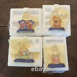 L'amitié vintage est Pooh-Riffic Disney Bradford Exchange Winnie Figures Set 4