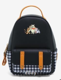 LOUNGEFLY Disney WINNIE THE POOH Sac à dos à carreaux Gingham EXCLUSIF BoxLunch