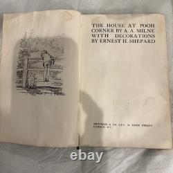 La Maison au coin de Pooh, A. A. Milne, 1928 édition de luxe, véritable première édition déclarée, Winnie