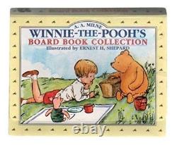 La collection de livres en carton de Winnie l'Ourson (4 volumes)