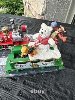 La ville de Hawthorne Village HO Train 2 Pc Pooh Hundred Acre Wood Christmas Express Tigger