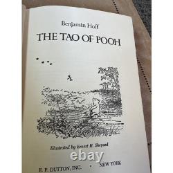 Le Tao de Winnie l’Ourson Benjamin Hoff 1982 première édition relié livre Winnie l’Ourson