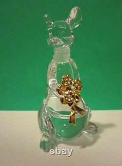 Lenox Crystal Kanga Disney Winnie Le Pooh Sculpture - - Nouveau En Box Avec Coa