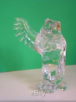 Lenox Crystal Owl Sculpture Nouveau Dans Box Avec Coa Disney Winnie L'ourson