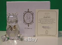 Lenox Disney Crystal Flutterby Ami Sculpture Nouveau Dans Box Coa Winnie L'ourson