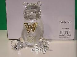Lenox Disney Crystal Flutterby Ami Sculpture Nouveau Dans Box Coa Winnie L'ourson