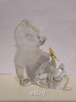 Lenox Disney Crystal Flutterby Ami Sculpture Nouveau Dans Box Coa Winnie L'ourson