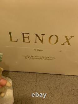 Lenox Disney Winnie La Paire De Chandelles Pooh. 22 Carat Gold New Rare Bnib