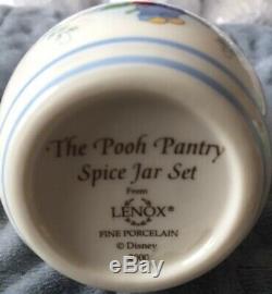 Lenox-winnie The Pooh Spice Jar Set 24 Pots (2 Pots Ont Été Perdus Dans Une Aile)
