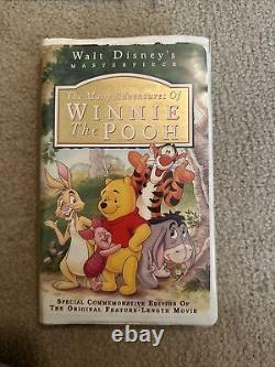 Les Nombreuses Aventures de Winnie l'Ourson (VHS, 1996) Rare