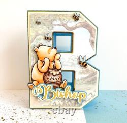 Lettres 3D Winnie l'Ourson, décor de fête d'anniversaire Winnie l'Ourson