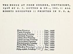 Livre de 1926 WINNIE L'OURSON La Maison au Coin MILNE Disney ours TIGRE & AMIS