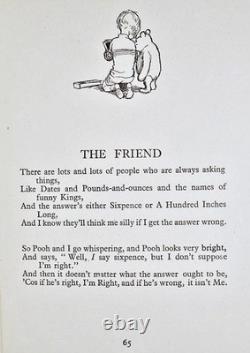 Livre de 1926 WINNIE L'OURSON La Maison au Coin MILNE Disney ours TIGRE & AMIS