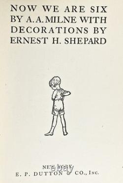 Livres de 1935 WINNIE L'OURSON vintage TIGGER & AMIS Bébé A MILNE ours en peluche