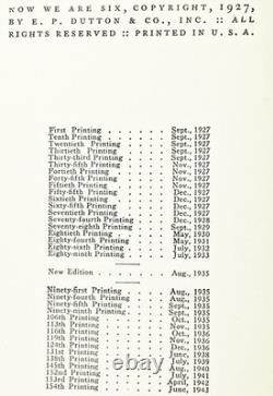 Livres de 1935 WINNIE L'OURSON vintage TIGGER & AMIS Bébé A MILNE ours en peluche