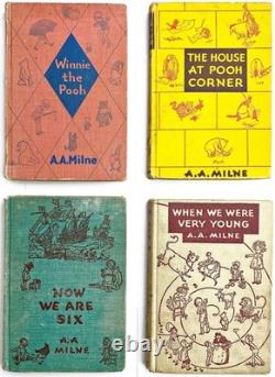 Livres de 1935 WINNIE L'OURSON vintage TIGROU & AMIS Bébé A MILNE ours en peluche