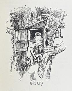 Livres de 1935 WINNIE L'OURSON vintage TIGROU & AMIS Bébé A MILNE ours en peluche