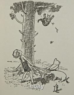 Livres de 1935 WINNIE L'OURSON vintage TIGROU & AMIS Bébé A MILNE ours en peluche