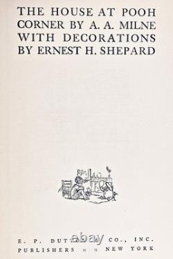 Livres de 1935 WINNIE L'OURSON vintage TIGROU & AMIS Bébé A MILNE ours en peluche