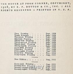Livres de 1935 WINNIE L'OURSON vintage TIGROU & AMIS Bébé A MILNE ours en peluche