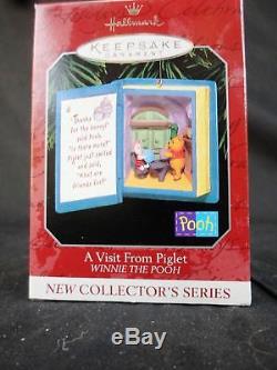 Lot De 14 Ornements Hallmark Winnie L'ourson Et Nick Et Christopher Mib