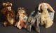 Lot De 5 Ruthie O'neill Teddy Aime La Compagnie Winnie L'ourson Mohair Personnages